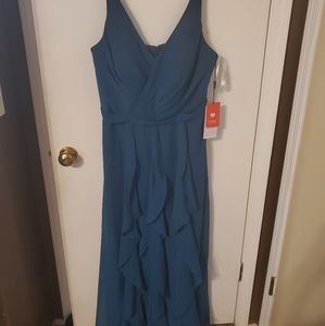 JJ's House full length bridesmaids dress